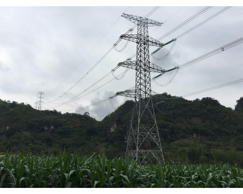 Cột thép mạ kẽm đường dây